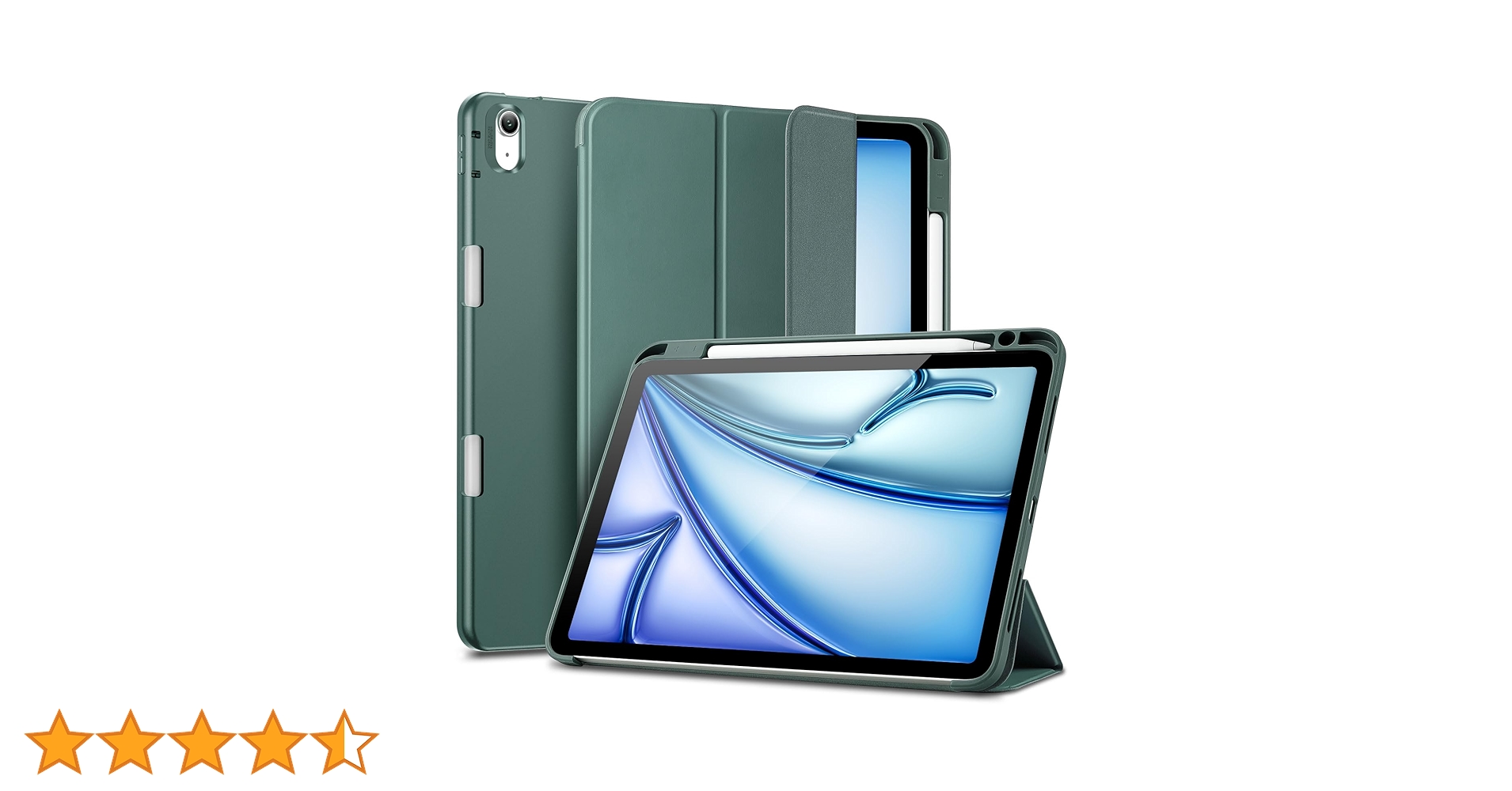 2024 Apple iPad Air本体 + ESRペンシル + ケース ESR iPad Air 5 ケース (第5世代) ペンシルケース 4 ソフト